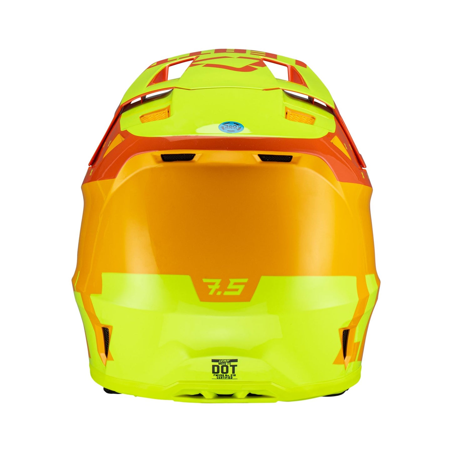 Leatt 2024 Helmet Moto 7.5 V23 Citrus with 4.5 Goggles & Helmet Bag