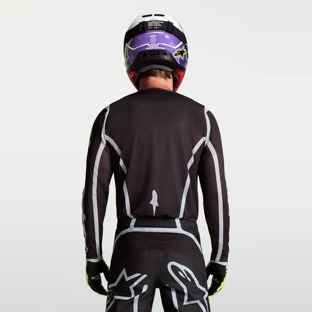 Alpinestars 2027 Fluid Apex MX Jersey Black Silver