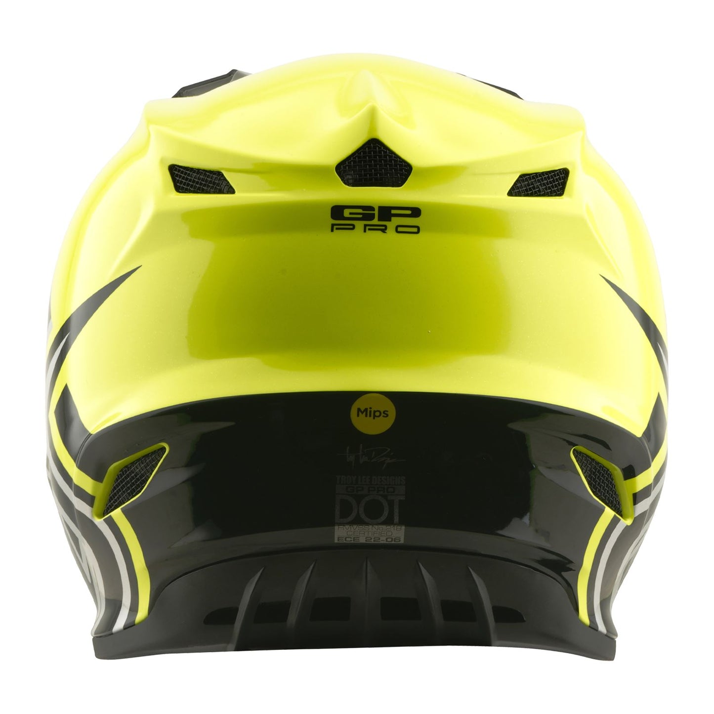 Troy Lee Designs Spring 2026 MX Youth GP PRO Mono Helmets Flo Yellow
