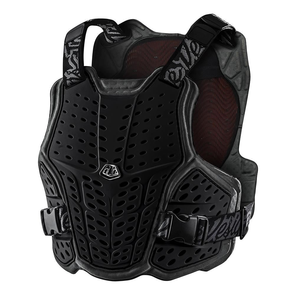 Troy Lee Designs 2025 Rockfight CE Flex Solid Black Chest Protector