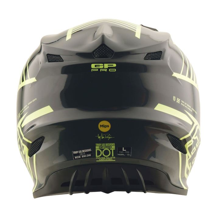 Troy Lee 2026 Motocross Helmet GP PRO Youth Segment Glo Yellow