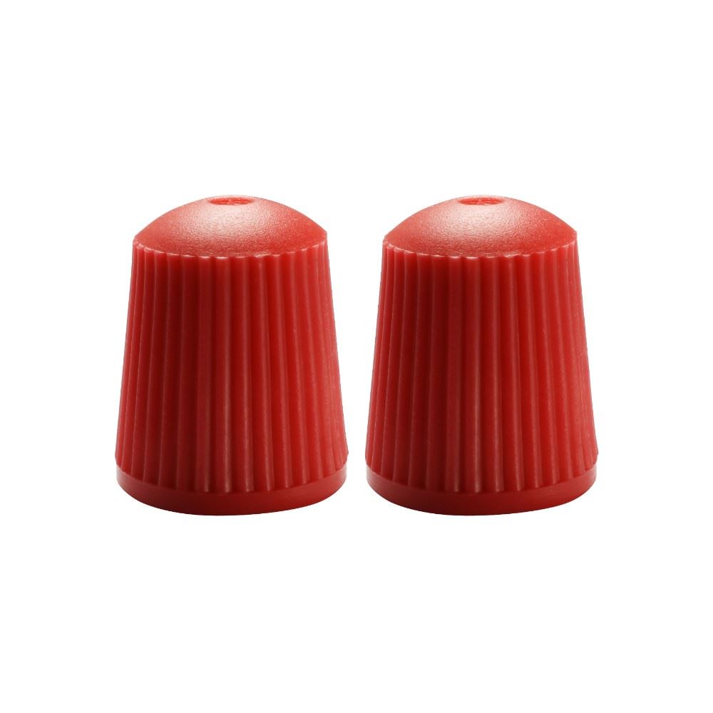 Apico Silicone Valve Caps 10 Pack Red
