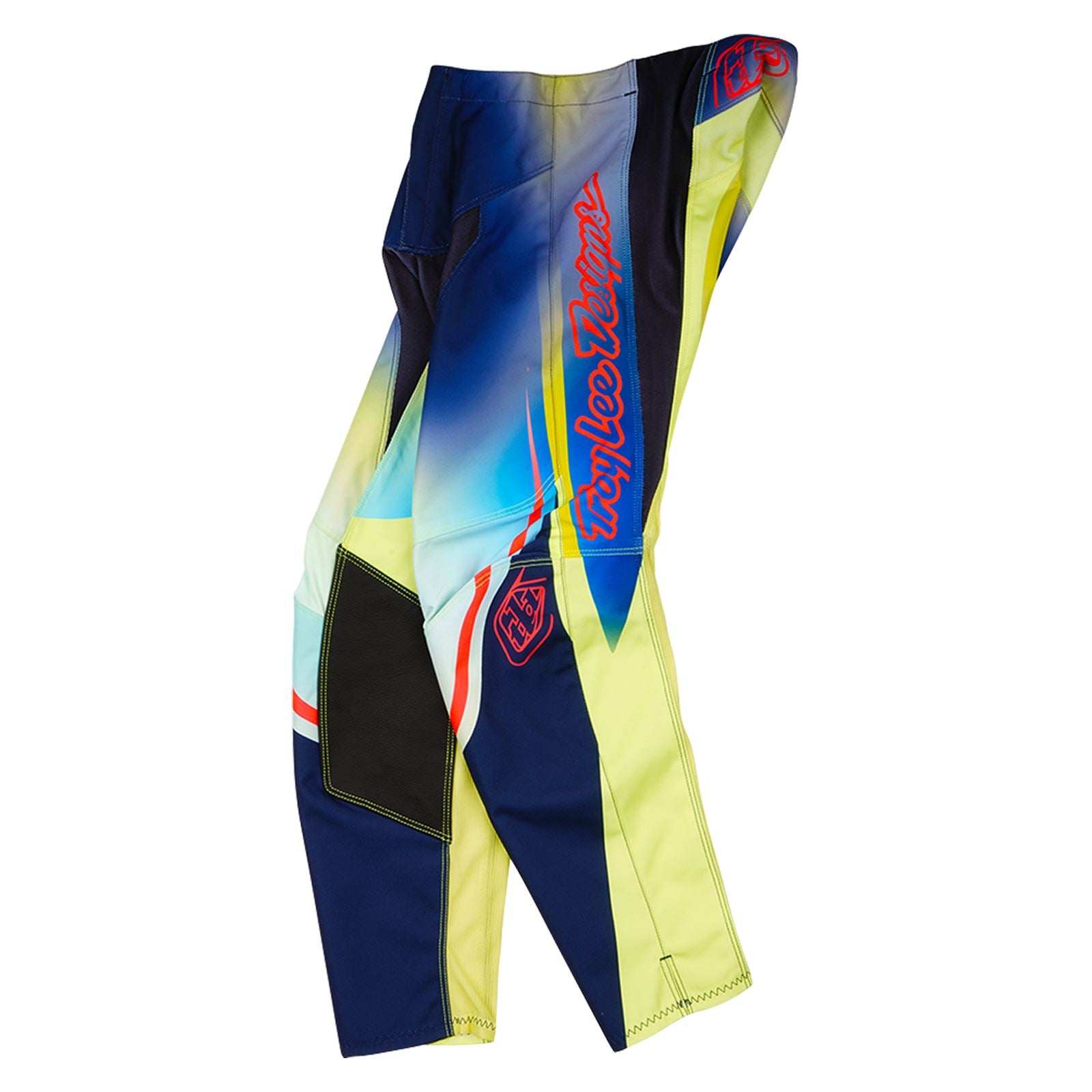 Troy Lee Designs Spring 2025 MX Pants GP PRO Youth Drip Pant Glo Yellow Dark Navy