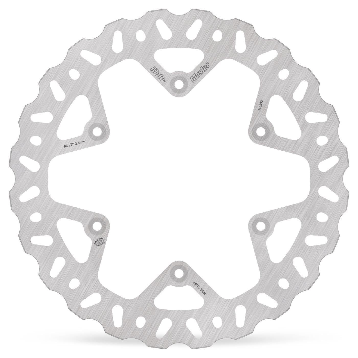 Moto-Master Rear Nitro Series 240 mm Brake Disc For Yamaha YZ 250 FX 2022-2026