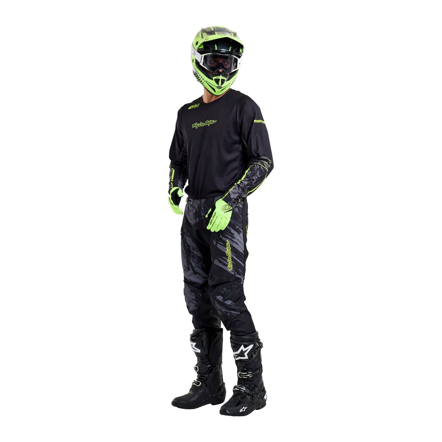 Troy Lee Designs Spring 2026 Scout GP Pro Slab MX Combo Kit Black