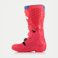 Alpinestars 2026 Tech 5 Motocross Boots Bright Red Dark Red Alpine Blue