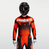 Alpinestars 2027 Techstar Swan MX Fire Red White Lavender Black MX Jersey