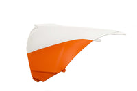 Acerbis Air Box Covers Orange White 016 For KTM EXC 125 2014-2016