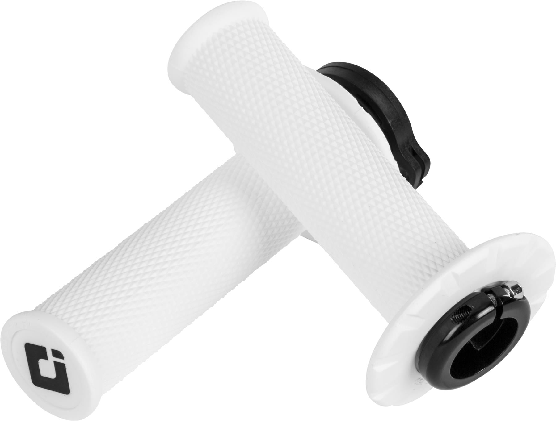 ODI MX V2 Lock-On Grip No Waffle White For Kawasaki KX 450F 2004-2025