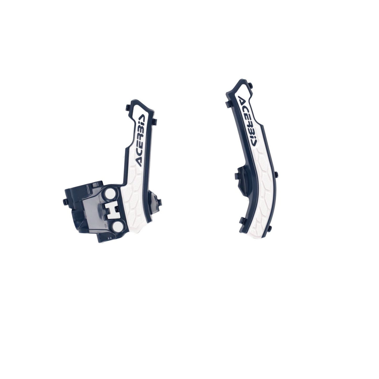 Acerbis X-Grip Frame Protector Guards Black White For Husqvarna EE 5 2020-2024