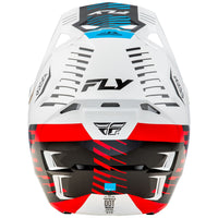 Fly Racing 2025 Formula CP Slice Motocross Helmet White Red Cyan
