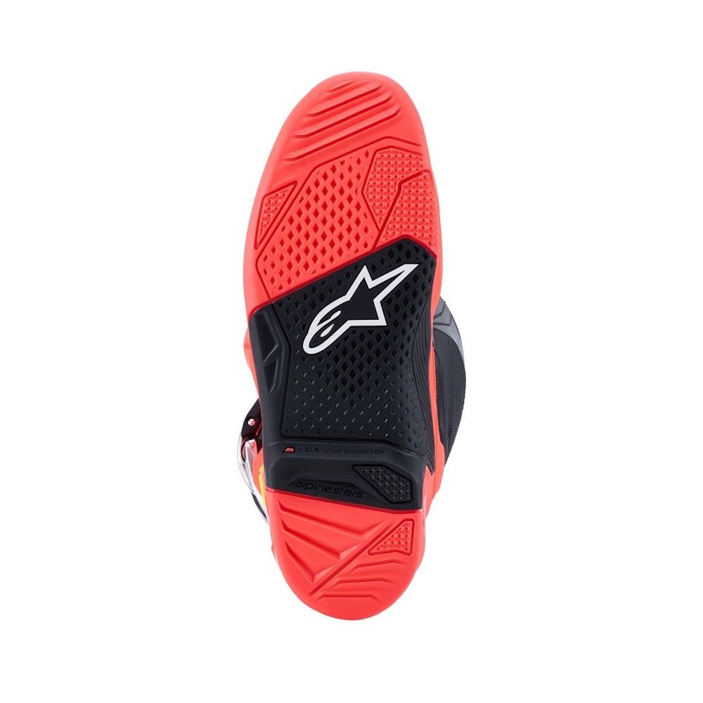 Alpinestars 2026 Tech 7 MX Boots Black Red Flo Pink Flo