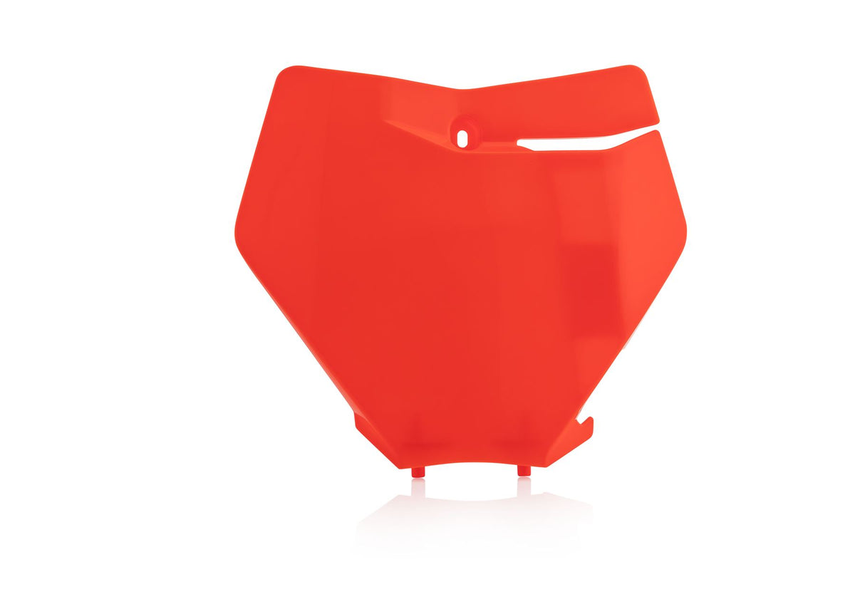 Acerbis Front Number Plate Orange Flou For KTM XC-F 450 2019-2022