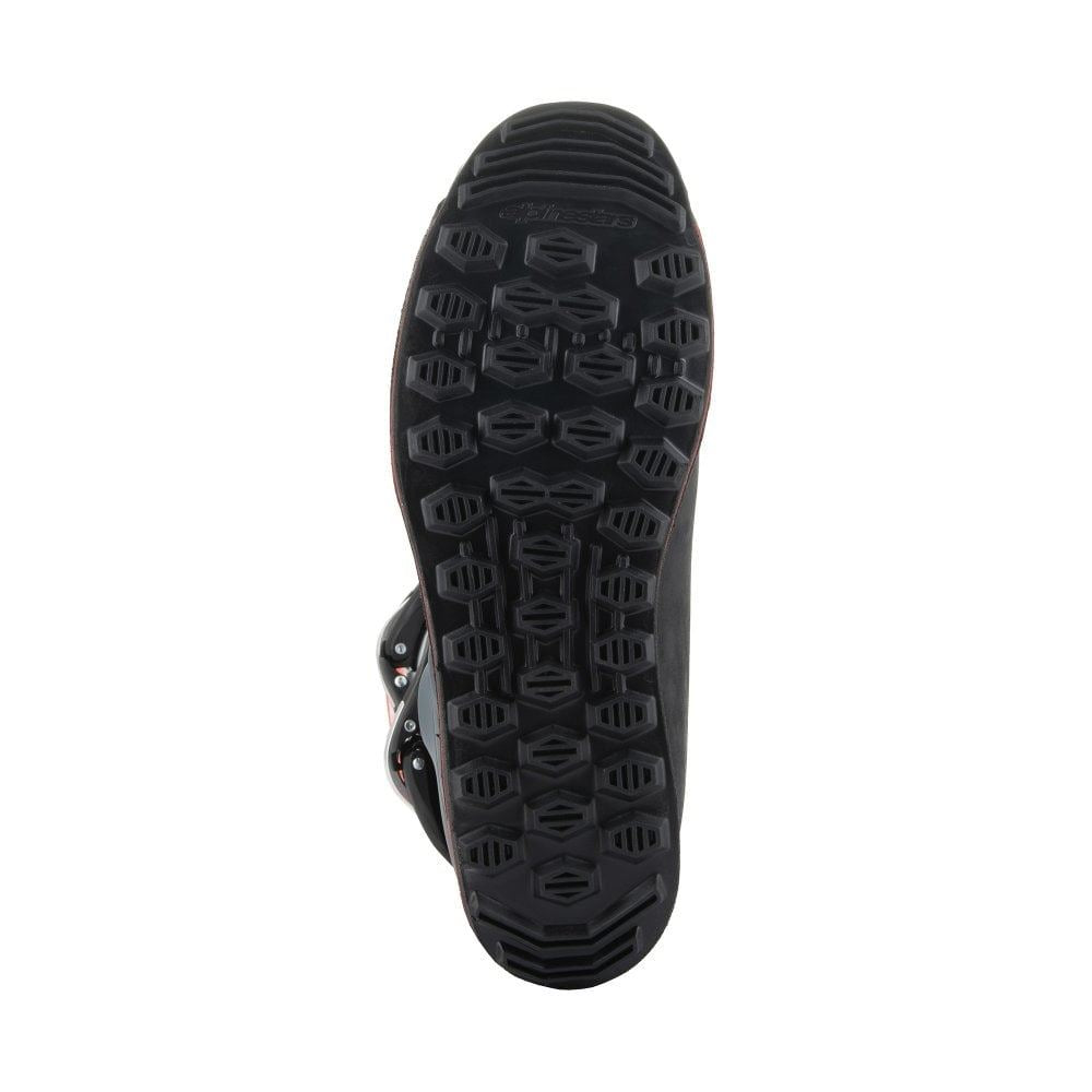 Alpinestars 2027 Tech-T Trials Boots Black Grey Red Fluo