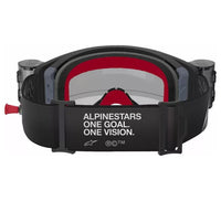 Alpinestars 2025 Goggles Supertech Corp Roll Off Black Grey Clear