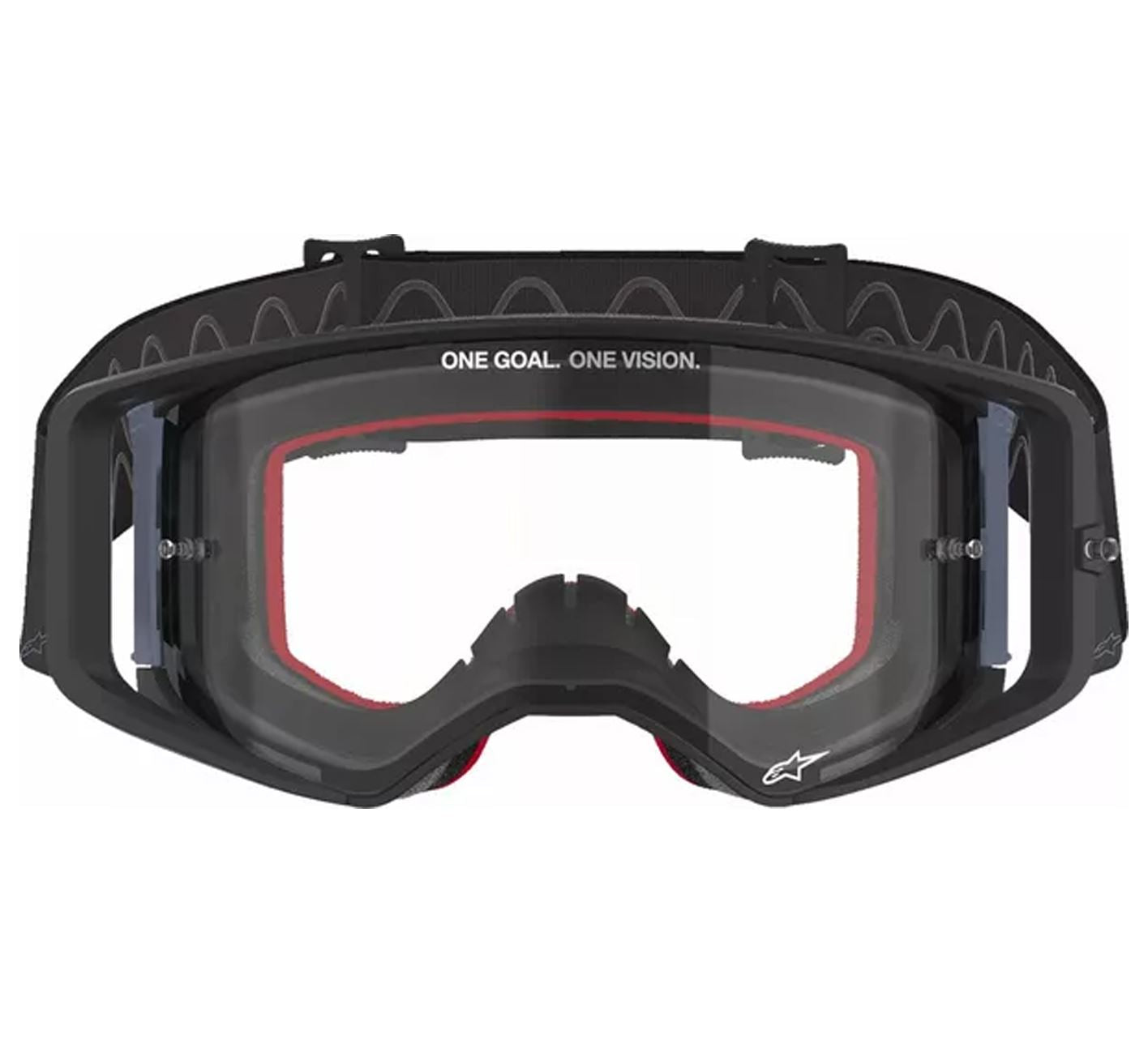 Alpinestars 2025 Goggles Supertech Corp Black Grey Clear
