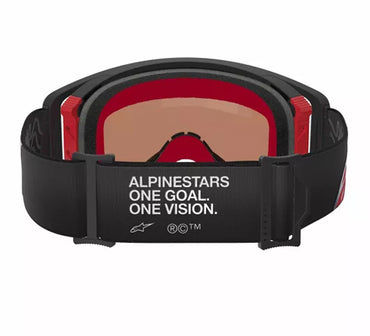 Alpinestars 2025 Goggles Supertech Corp Absolute Vision Black Red Mirror Silver