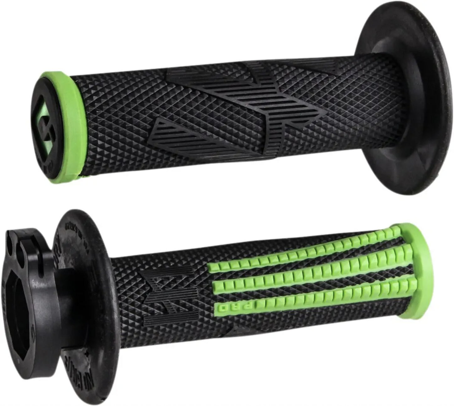 ODI EMIG2 PRO Lock On V2 Grip Black Green For Honda CR 500R 1989-2007