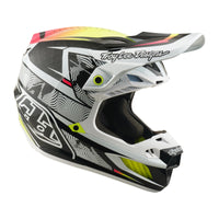Troy Lee Designs Spring 2026 MX SE5 Carbon Lined Up Helmets White
