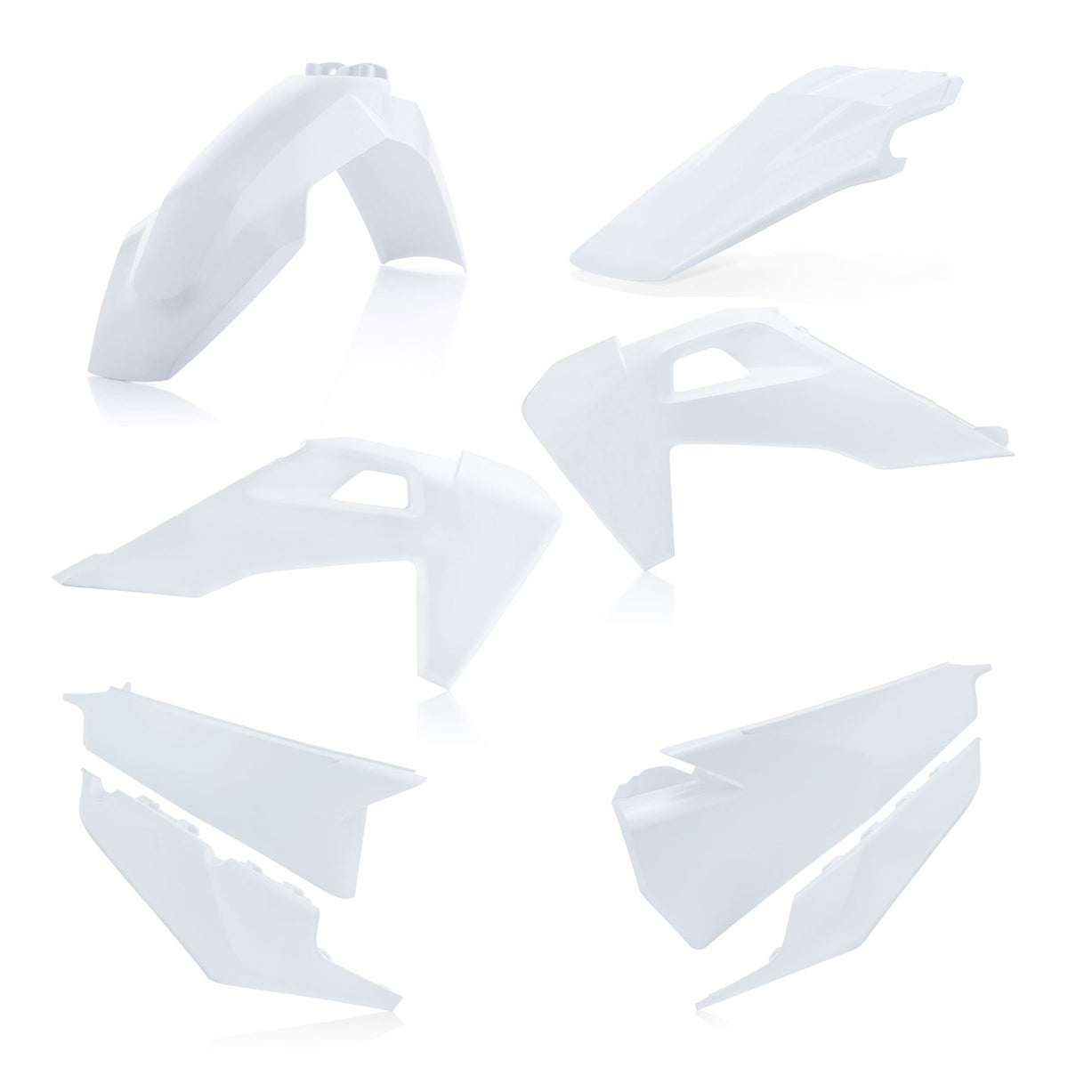 Acerbis Plastic Kit White 2 For Husqvarna TX 300 2020-2022