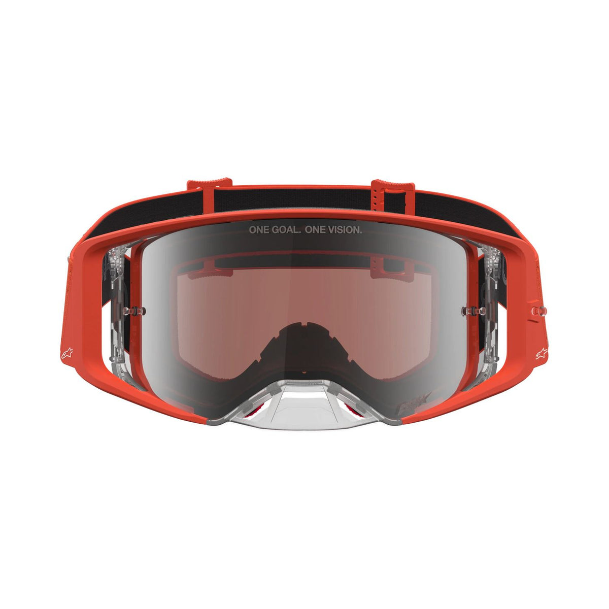 Alpinestars 2027 Supertech Vesta MX Goggles Orange Mirror Silver