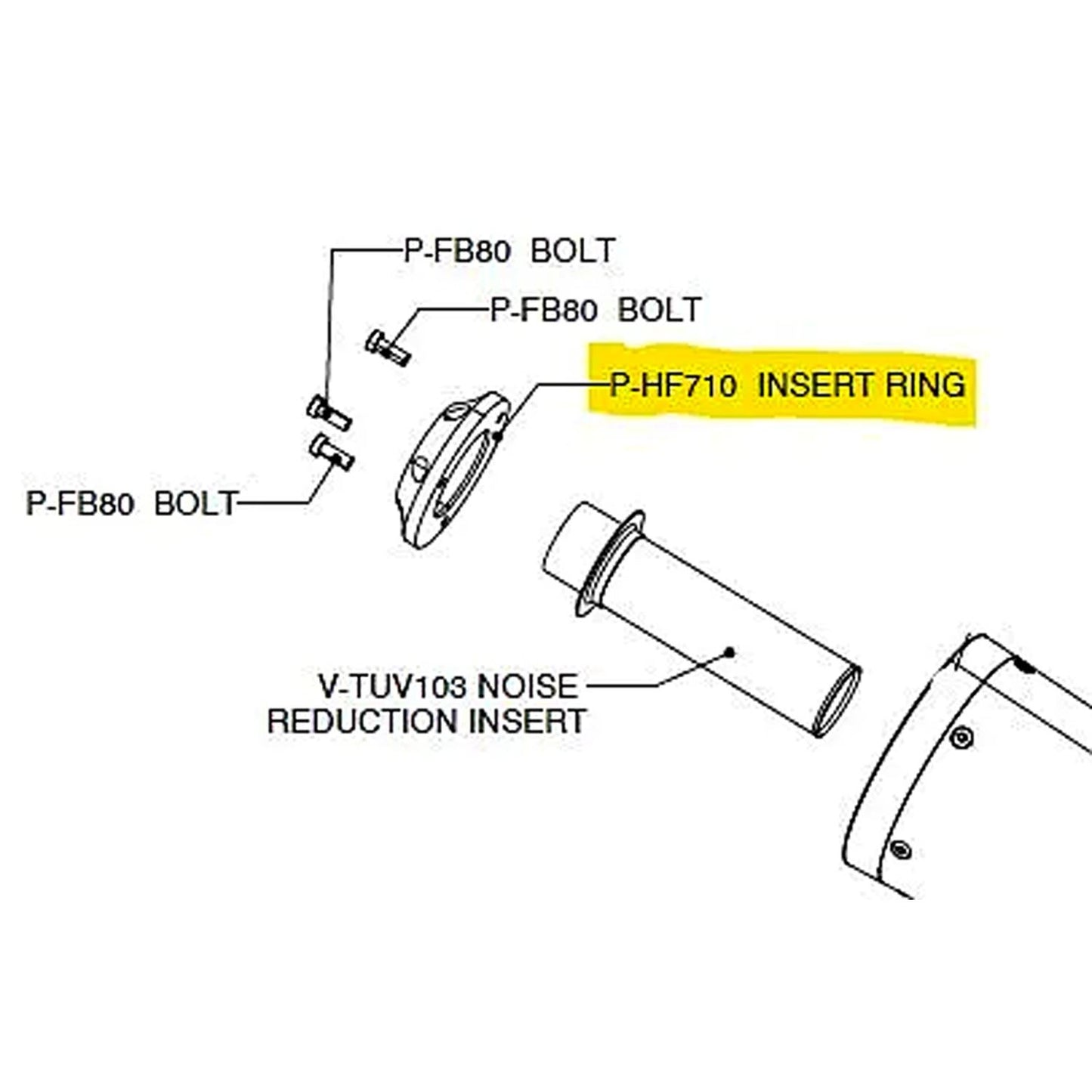 Akrapovic Aluminum Exhaust Inset Ring For Yamaha XJR 1300 Racer 2015-2016