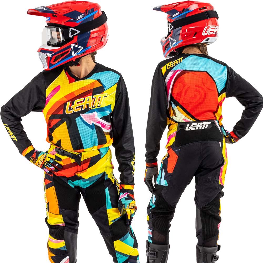 Leatt 2025 Motocross Combo Ride Kit 3.5 Youth Multi