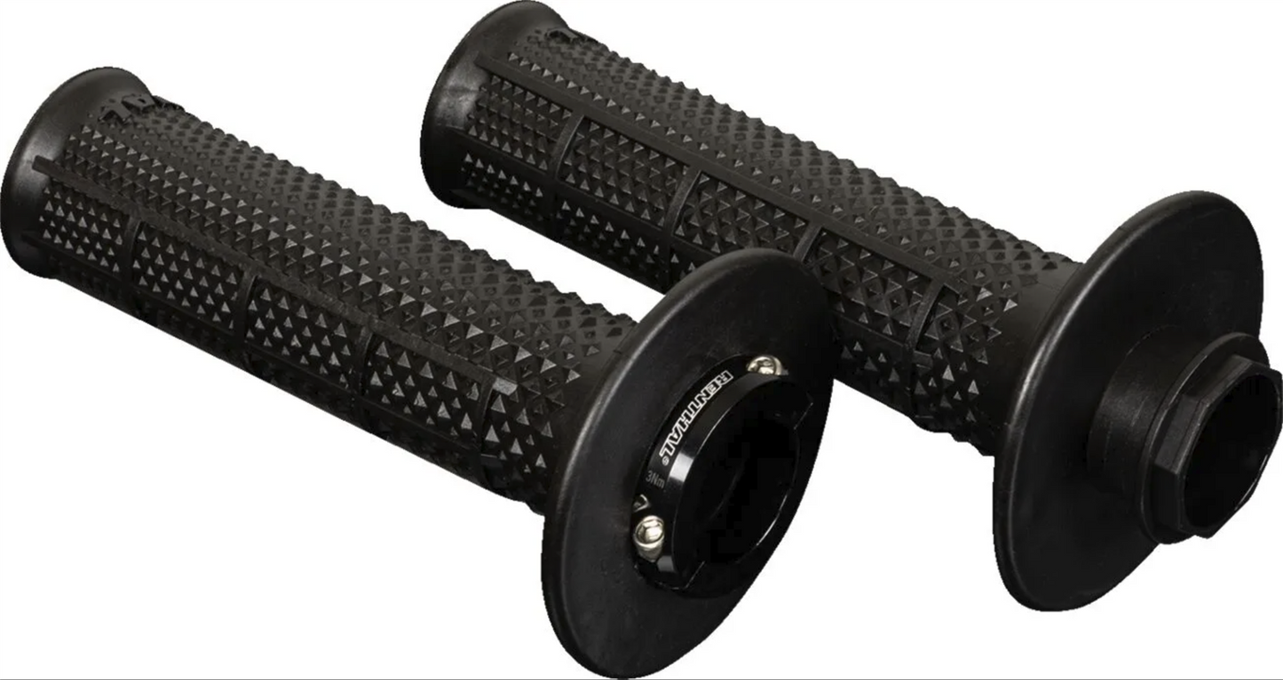 Renthal Lock-On Grips MX-R Works Tapered Half Waffle Soft For Husqvarna FX 350 2025