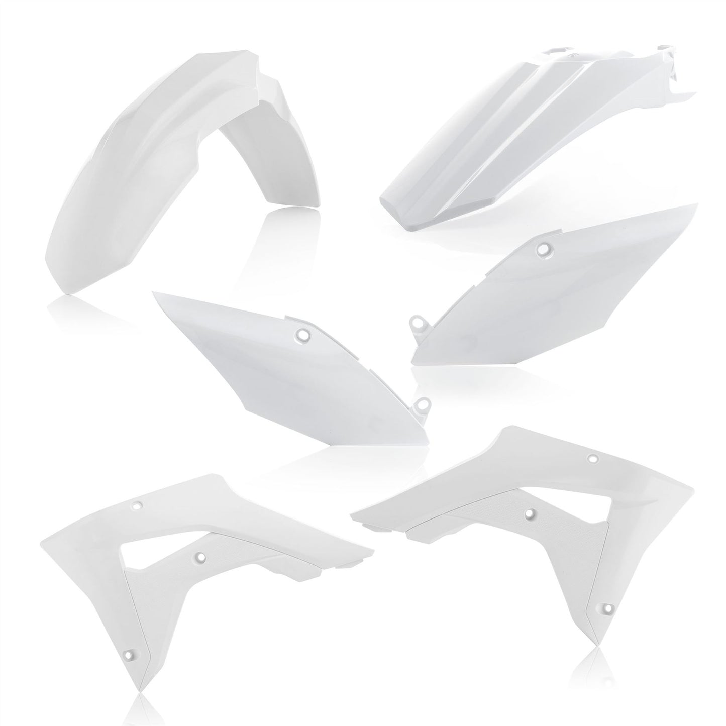 Acerbis Plastic Kit White For HONDA CRF 450 RX 2017-2020