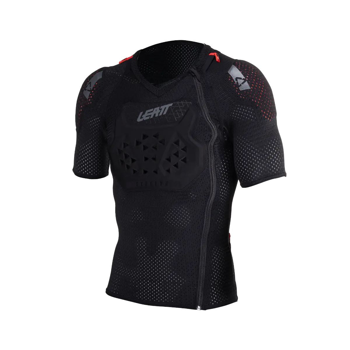 Leatt 2024 Base Layer Body Protection Tee Reaflex Stealth Black