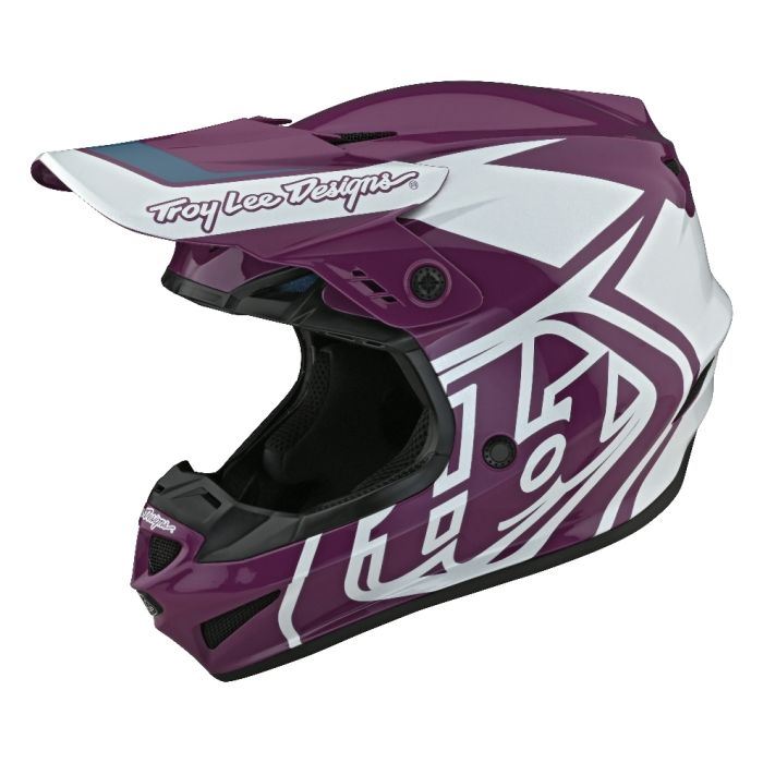 Troy Lee Designs GP Helmet Overload Ginger White