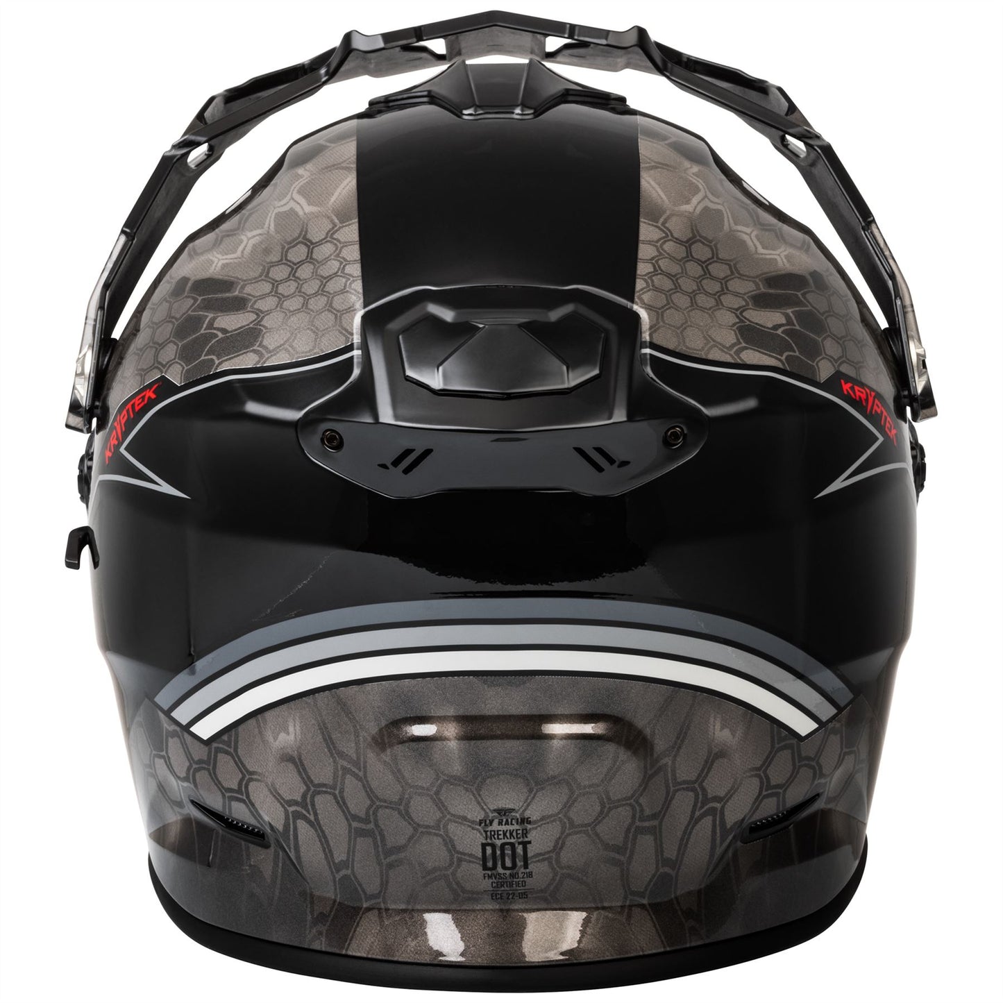 Fly Racing 2025 Trekker Kryptek Conceal Motocross Helmet Black Grey White