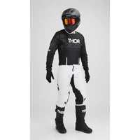Thor Pulse Mono Black White Motocross Combo Kit CLEARANCE