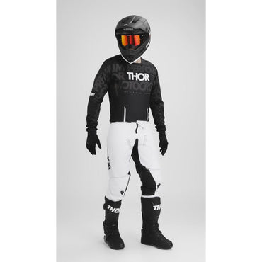 Thor Pulse Mono Black White Motocross Combo Kit CLEARANCE