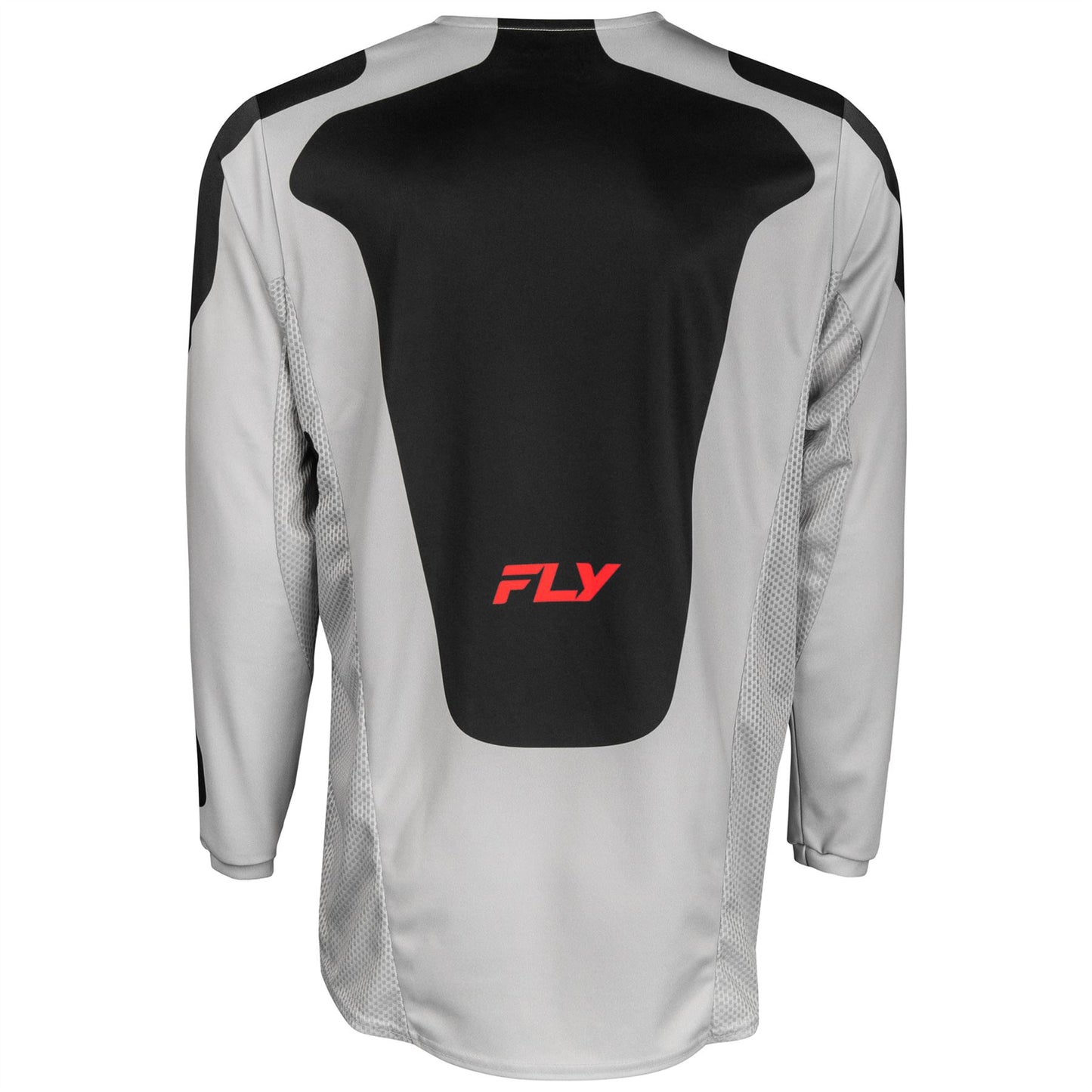 Fly Racing 2025 Motocross Combo Kit Kinetic Sym Light Grey Red Black