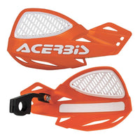 Acerbis Uniko MX Handguards Pair + Kit For White Orange KTM XC-W 250 TPI 2018 - 2023