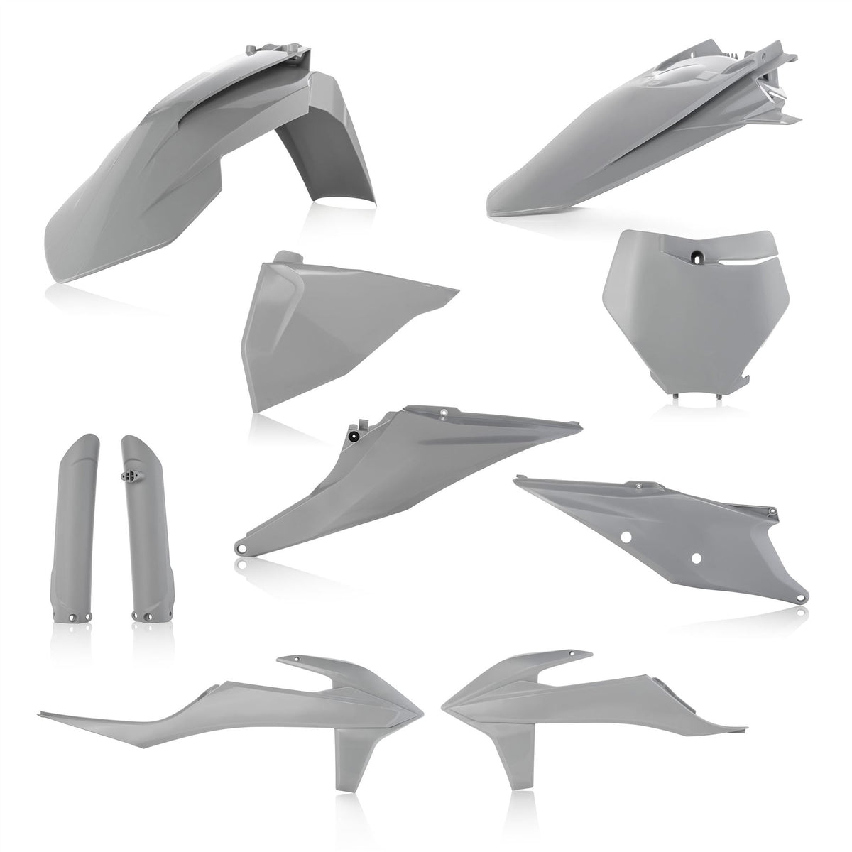 Acerbis Full Plastic Kit Grey For KTM XC-W 150 TPI 2020-2023