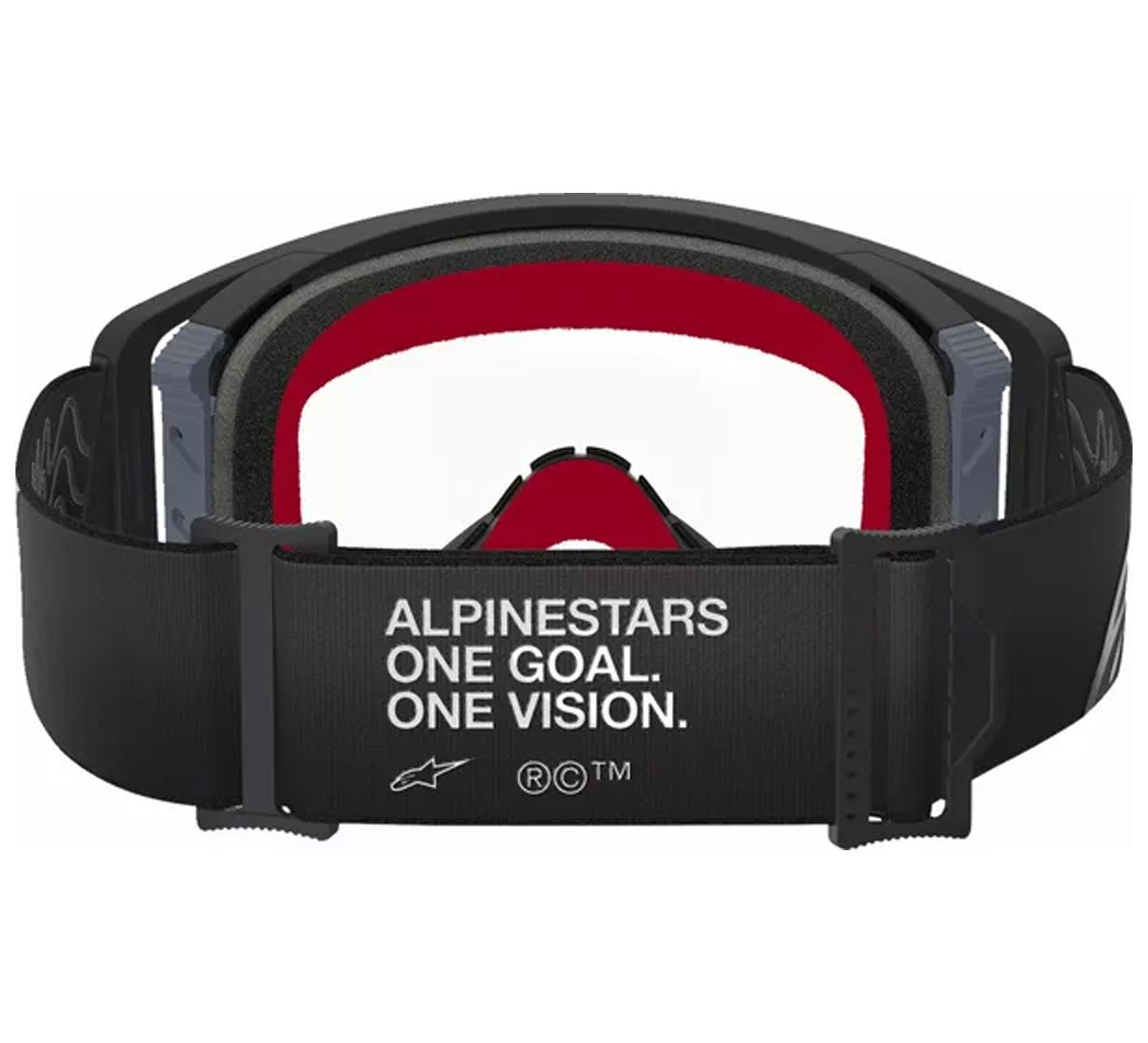 Alpinestars 2025 Goggles Supertech Corp Black Grey Clear