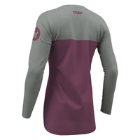 Thor 2026 Womens Ridemode Menace Purple Grey MX Combo Kit