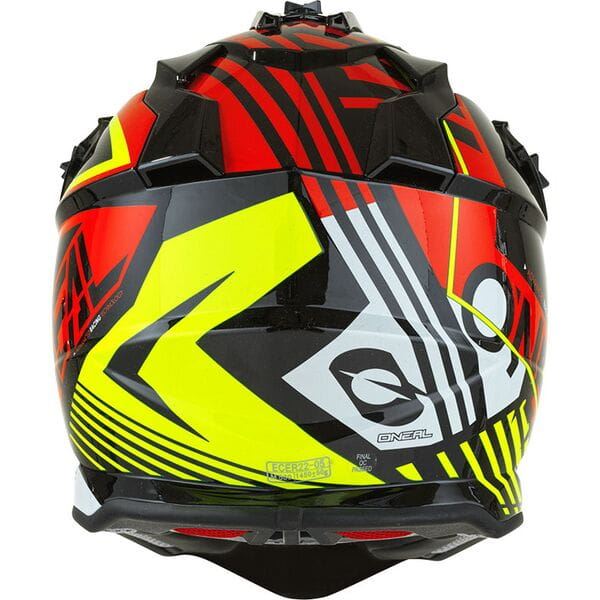 O'Neal 2025 Motocross Helmet 2SRS Rush Red Yellow