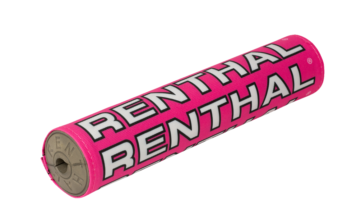 Renthal Supercross Bar Pad 10 inch/240mm Vintage Pink Black White