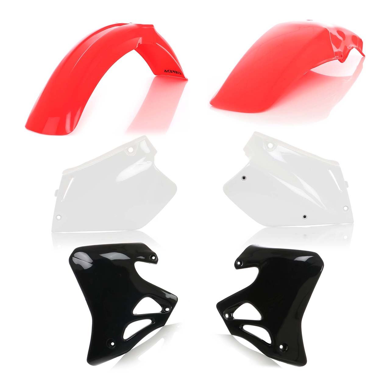 Acerbis Plastic Kit 96 Red White Black 0007551.553.096