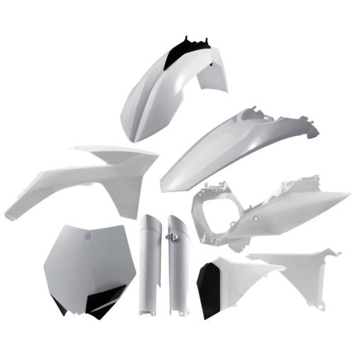 Acerbis Full Plastic Kit White For KTM SX 150 2011