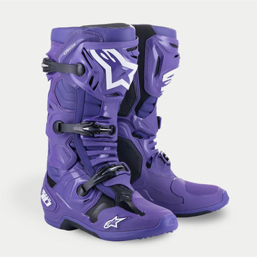 Alpinestars 2025 Tech 10 Motocross Boots Ultraviolet Black