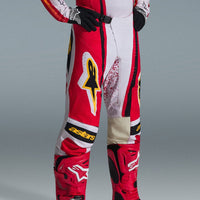 Alpinestars 2026 Techstar Nomur Motocross Pants Light Grey Red Black