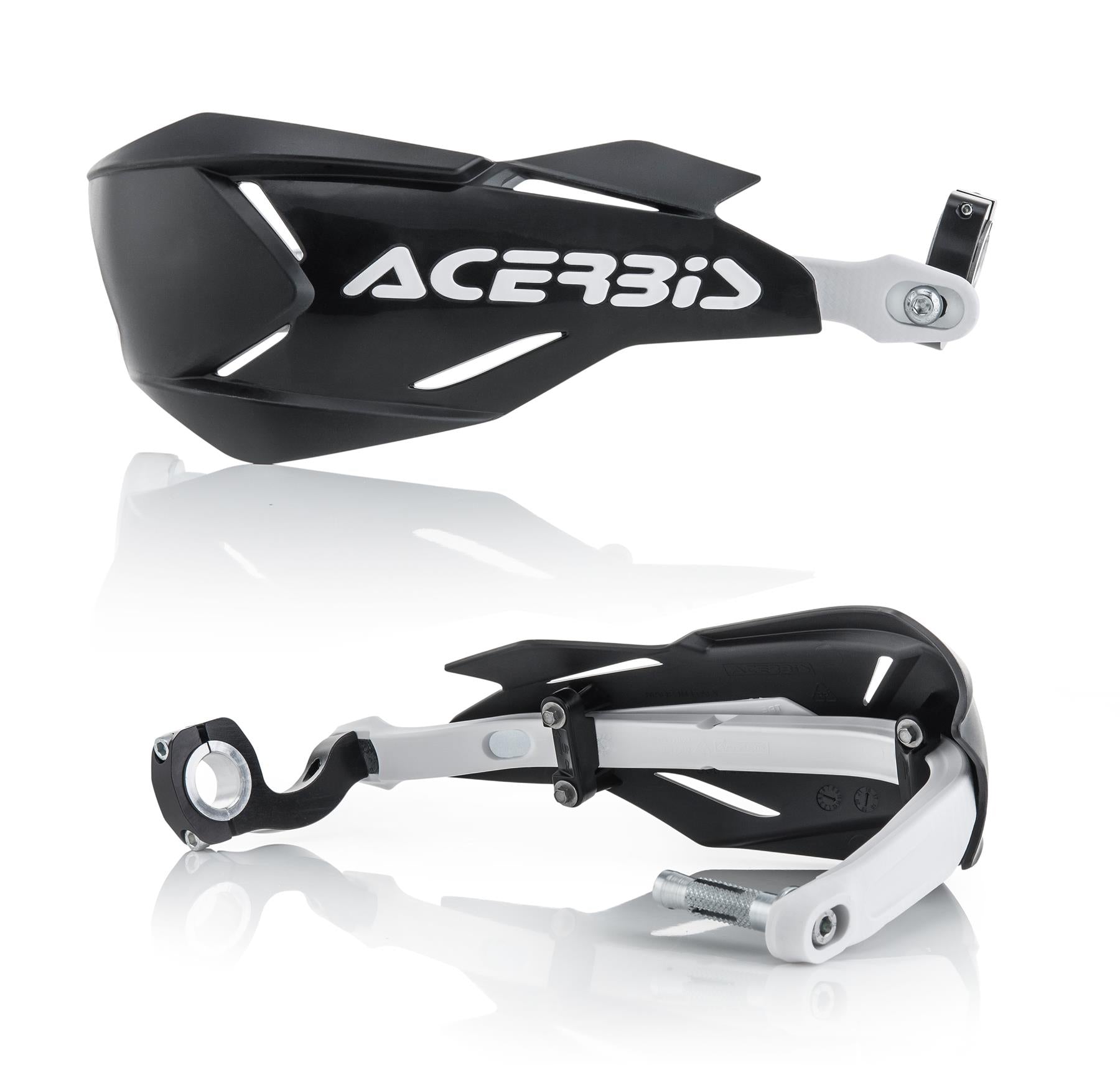 Acerbis X-Factory Black White Handguards Ducati DesertX 2022 - 2024