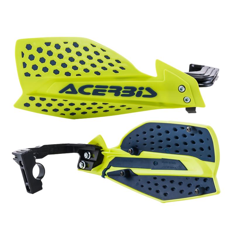 Acerbis X-Ultimate MX Handguards Kit Yellow Blue Suzuki RM RMZ RMZX