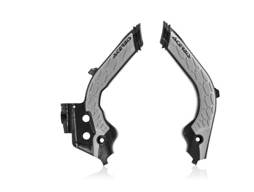 Acerbis X-Grip Frame Protector Guards Black Grey For Husqvarna TX 300 2020-2022