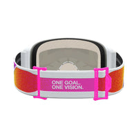 Alpinestars 2027 Vision 5 Drag MX Goggles Orange Red Mirror Red
