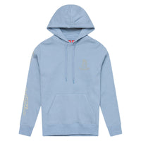 Troy Lee Designs Spring 2025 MX Branded Womens Hoodie Smoke Blue